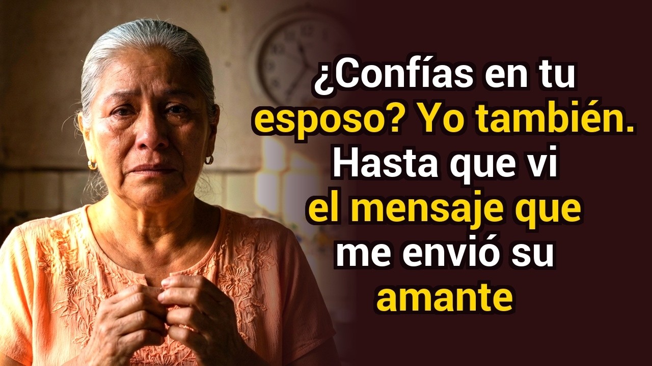 ¿Confías en tu esposo? Yo también. Hasta que vi el mensaje que me envió su amante