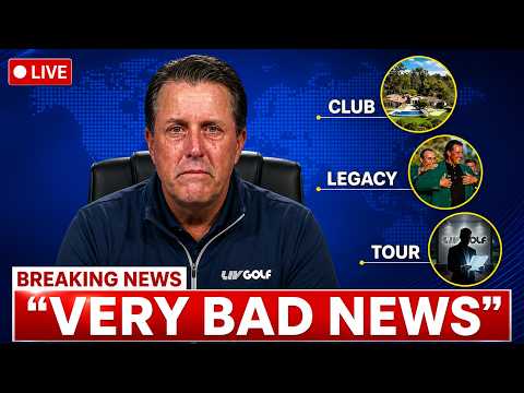 At 55, Phil Mickelson Lost His Club, His Tour… and Maybe His Legacy