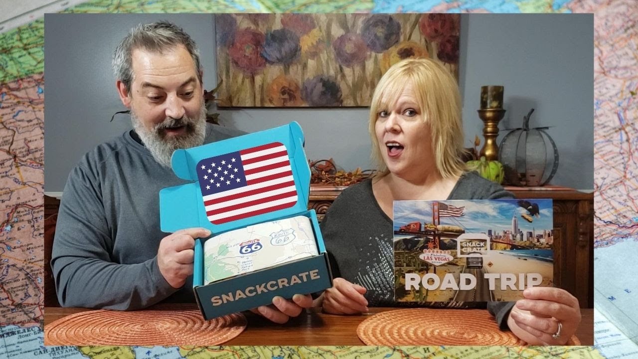 SNACK CRATE USA EDITION (AMERICAN SNACK CRATE REVIEW) YouTube