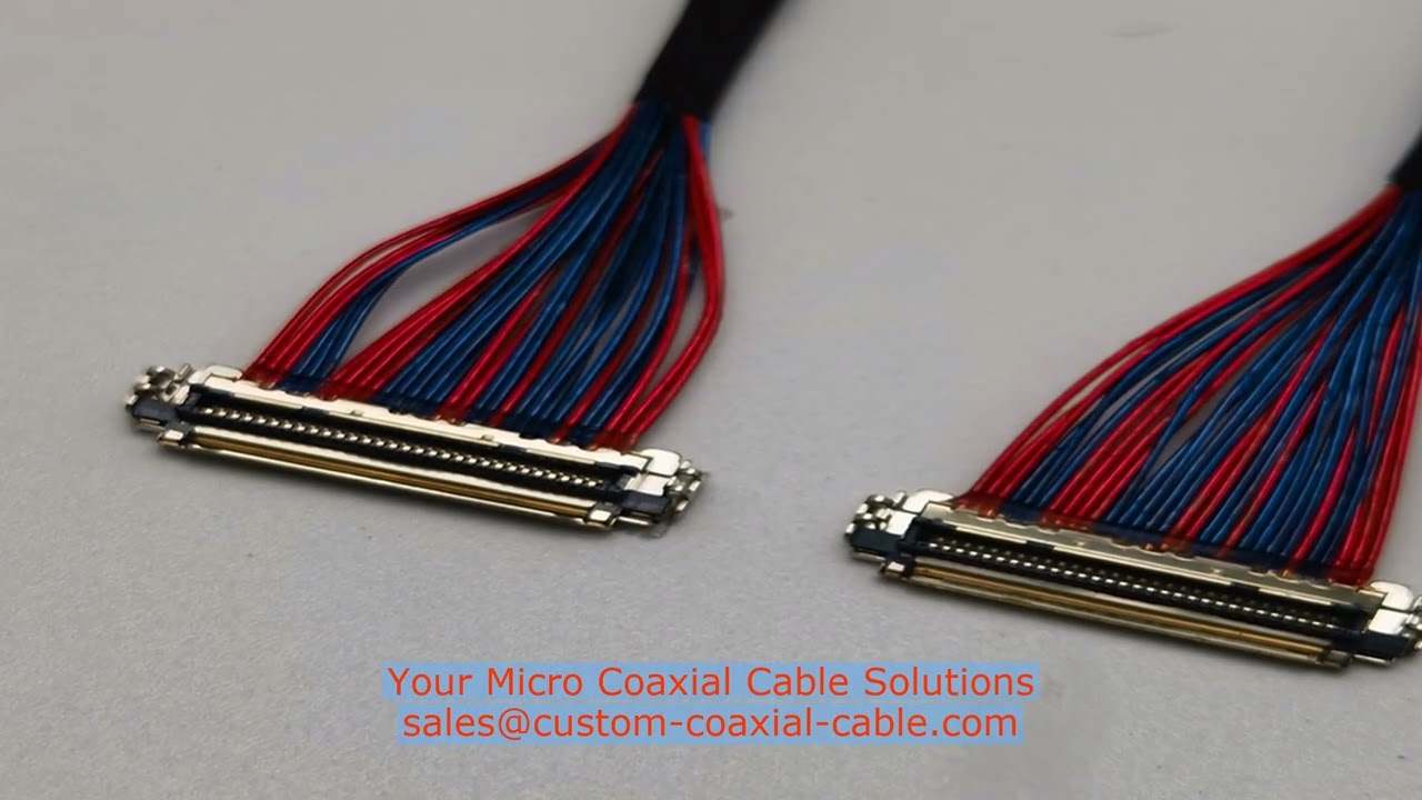 amphenol micro coax cable IPEX 2182-050-04 I-PEX 20848-020T Micro coax harness India on‑site factory