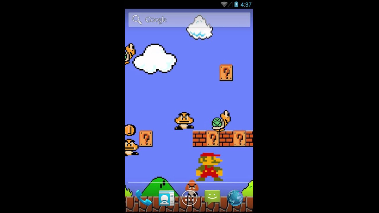 Super Mario Bros Live Wallpaper YouTube
