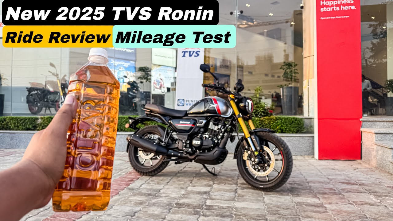 New 2025 TVS Ronin 225 Ride Review & Mileage Test || 40 KMPL 🤔 || VAIBHAV MOTOWORLD 