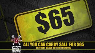 Pick-N-Save: All You Can Carry Sale - Lynchburg March 30th