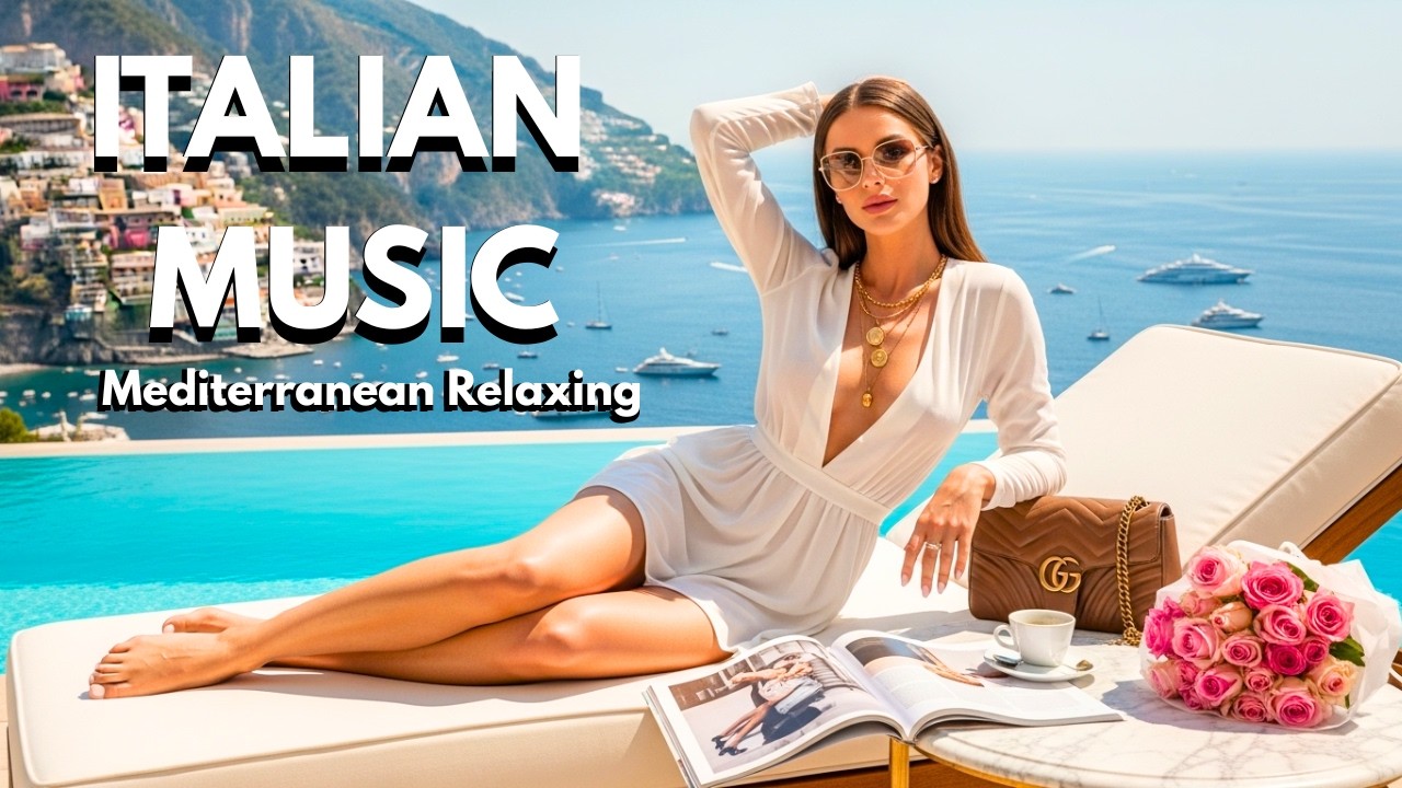 🎶 Italian Vibes & Mediterranean Music 🎶 2+ Hours Dreamy Florence Streets & Amalfi Cliffside Sereni