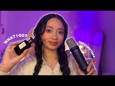 ASMR- WHAT I GOT FOR CHRISTMAS 🎄 🎁 (SUPER TINGLY )