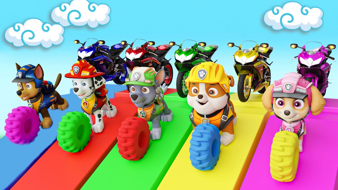 Best PAW Patrol Fire Rescue Long Slide Game ESCAPE ROOM CHALLENGE Moments