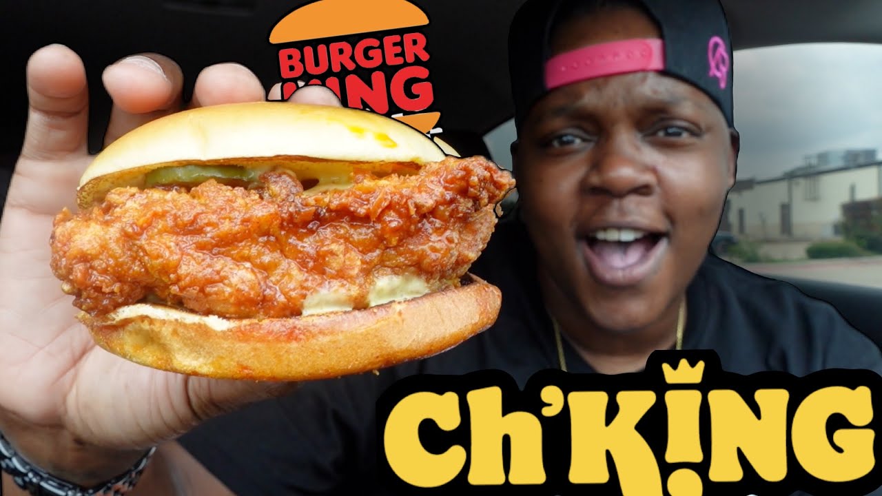 Burger King's NEW Ch'King Sandwich REVIEW! HandBreaded Chicken! YouTube
