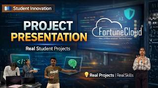Students Showcasing Live Projects Using AI #fortunecloud