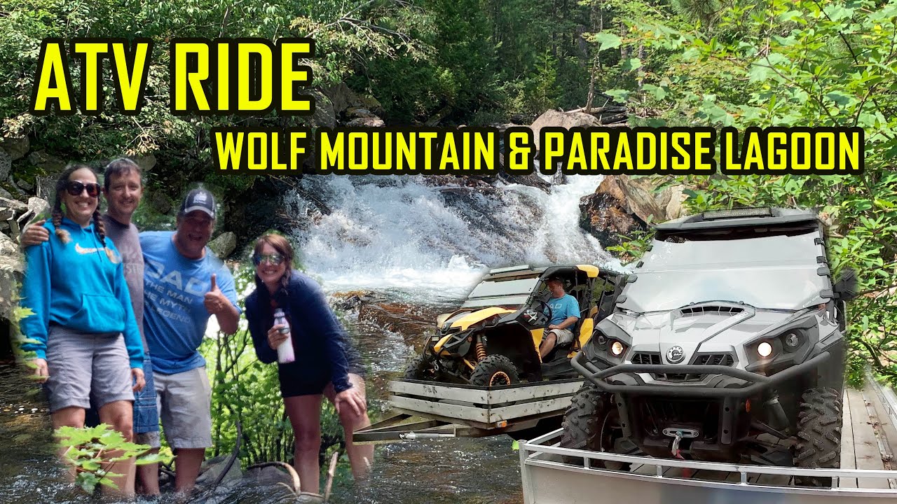 Paradise Lagoon and Wolf Mountain Excursion. Sudbury Ontario Can Am ride!