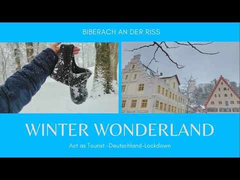 Winter Wonderland | Biberach an der Riß | Medieval Town | Germany | Snow Walk| Lockdown 2021| 4K