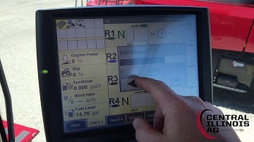 Changing Hydraulic Remotes Flow and Timers with a Pro 700, Central Illinois Ag