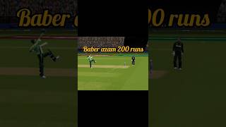 Baber azam 200 runs against nz 😱🥵 #baberazambatting #pakvsnz