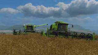 Ls 11 Raps Dreschen und Weizen dreschen auf der flexensteiner map