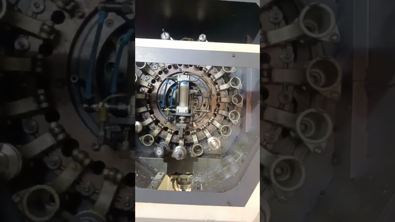 VMC Machine work in alluminium job operat in machine 