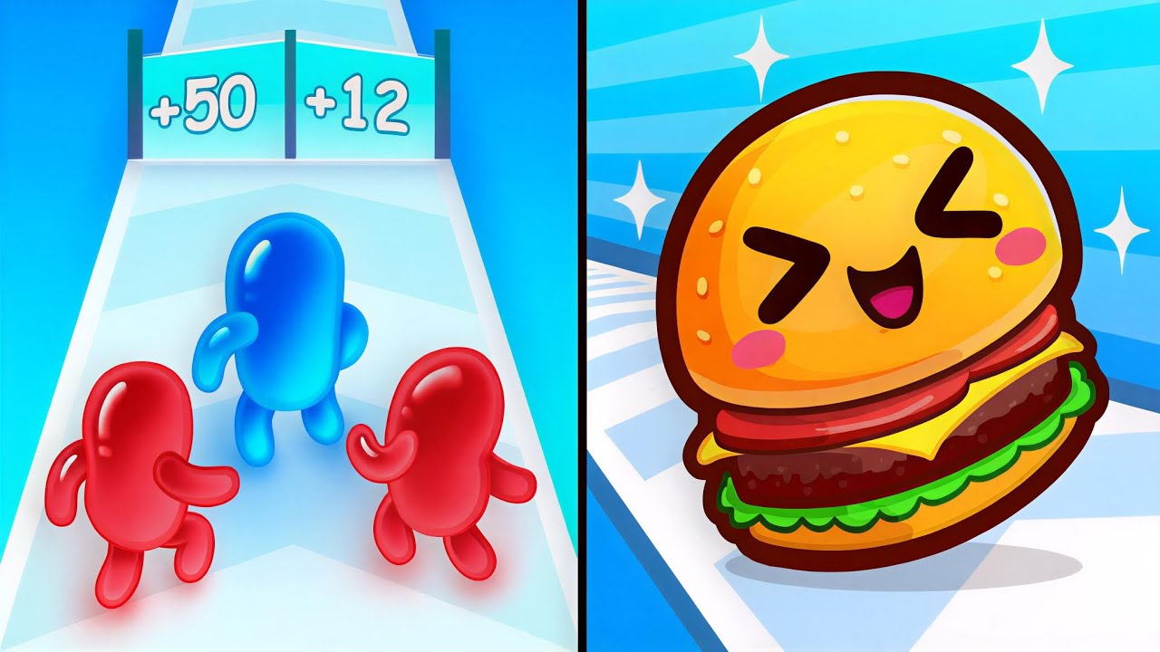 Food Run vs Join Blob Clash 3D Max Levels Unlocked Speedrun Gameplay