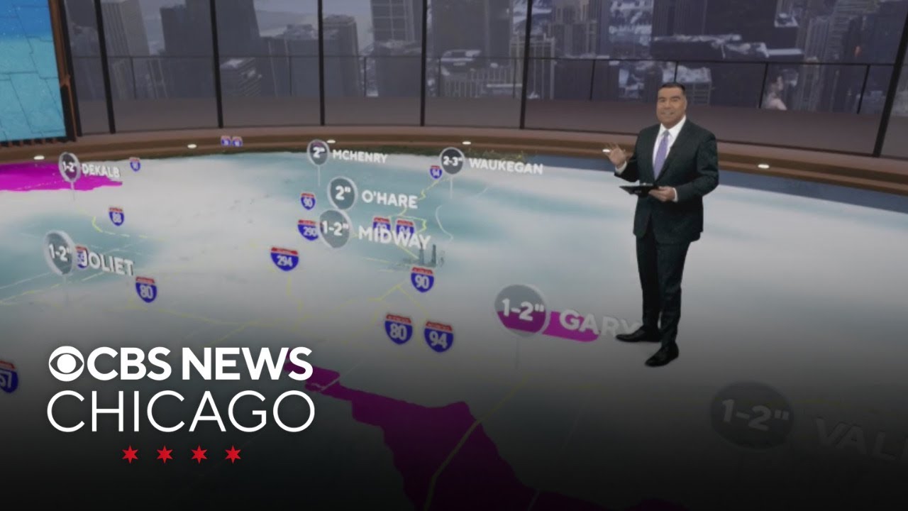 Tracking more snow coming Friday for Chicago - YouTube