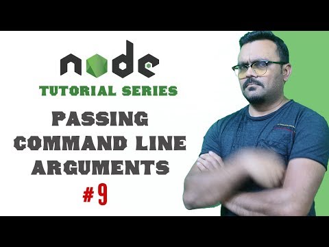 Passing Command Line Arguments Node.js | Part 9 Node Tutorials for Beginners