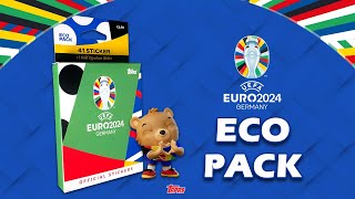 TOPPS UEFA Euro 2024 Stickerkollektion  ECO PACK