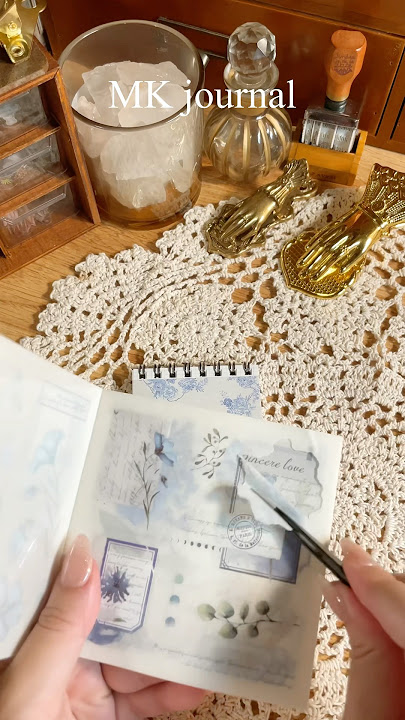 ASMR | ミニコラージュ　#artjournaling