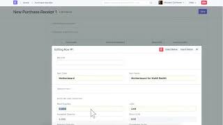 ERPNext   Purchase Cycle Purchase Order, Purchase Receipt, Purchase Invoice, Payment