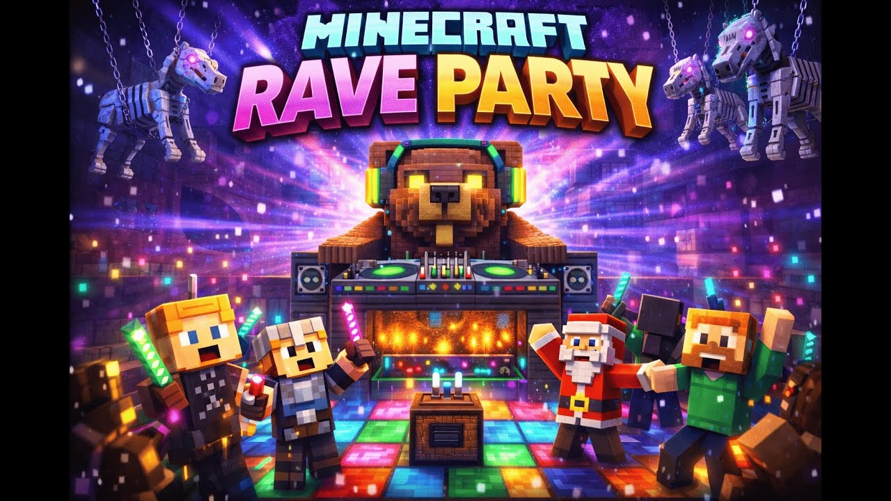 Minecraft Rave Inspo MINECRAFT RAVE ๐ฅ | DJ Skogsbaer lรคsst den Keller eskalieren! | Craft ...