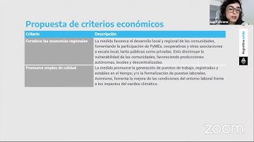 Presentación de herramienta de análisis multicriterio.