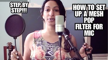 🎙️How to Properly Fasten a Mesh Pop Filter!!!!