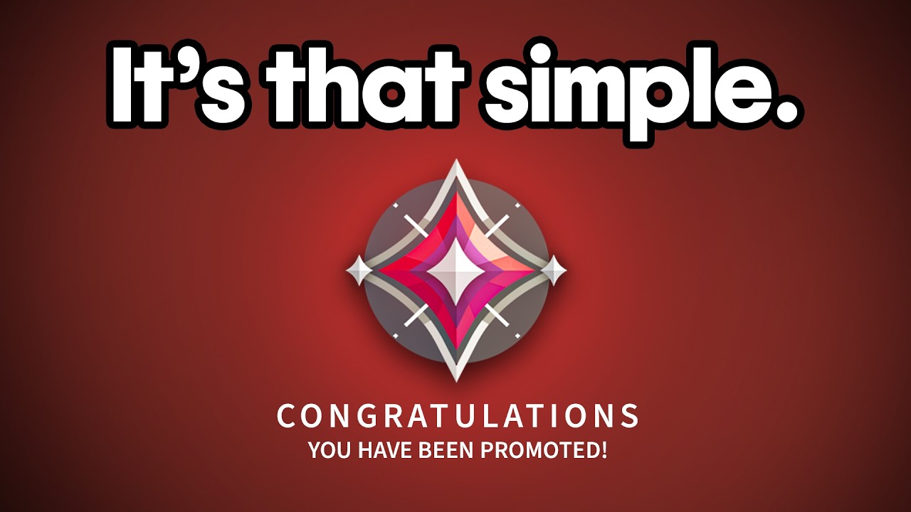 Unfortunately, Ranking Up Really is This Simple