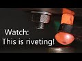 The hot riveting process is riveting to watch