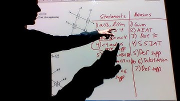 Parallel Lines and Transversal Study Guide Part 2 (Proofs)