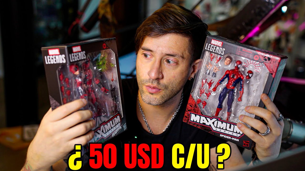 ¿ VALE LA PENA ? HASBRO MAXIMUM SERIES  SPIDERMAN Y DEADPOOL