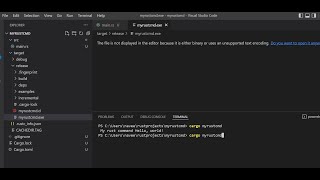 Rust lang cargo custom command creation