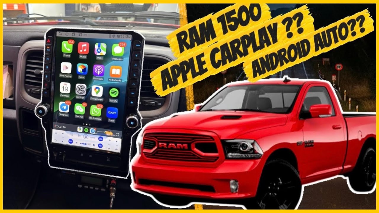 Dodge Ram 1500, 2500, головное устройство Apple CarPlay и Android Auto?? 14,5-дюймовый дисплей??