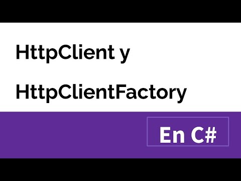 Video: ¿Cuál es el uso de HttpClient en C #?