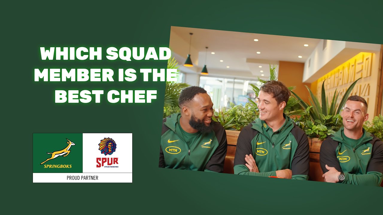 Which Springboks squad member is the best chef?