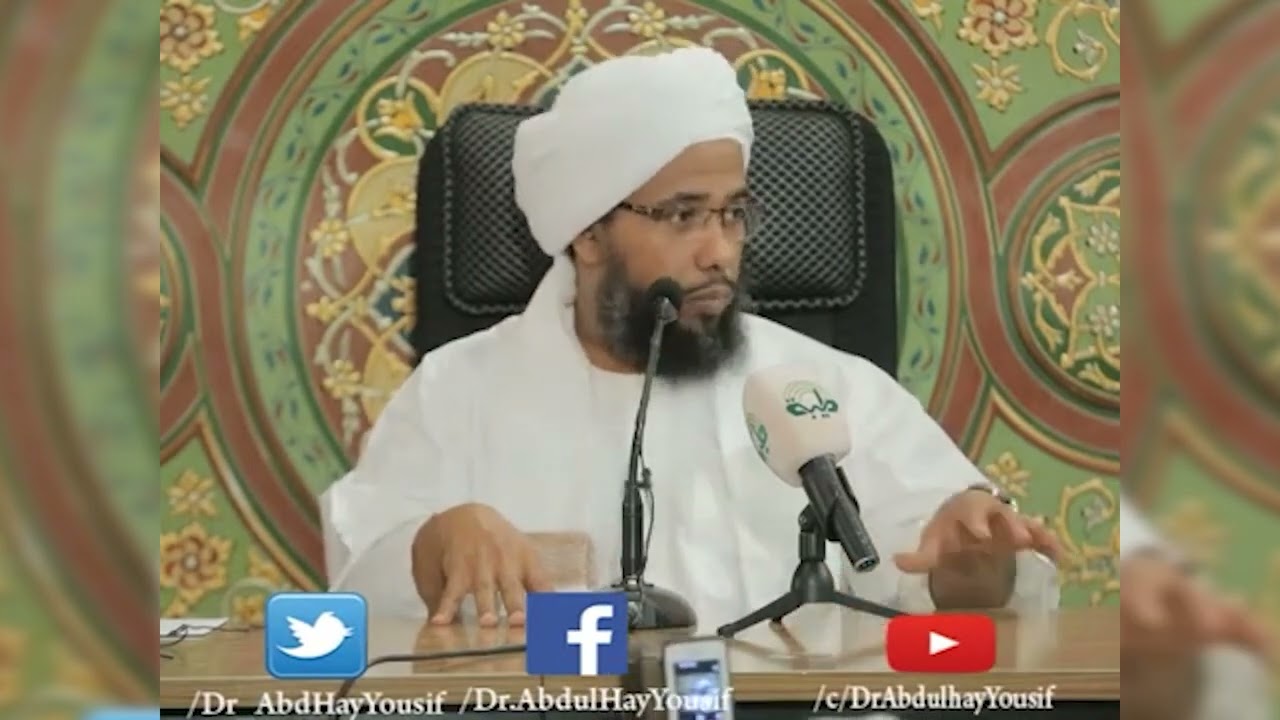 رد فعل الشيخ عبدالحي عند هبوب رياح قوية أثناء الدرس .. د. عبدالحي يوسف