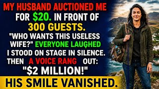 My Husband Auctioned Me for $20 at His Gala—Until a Stranger Offered $2 Million