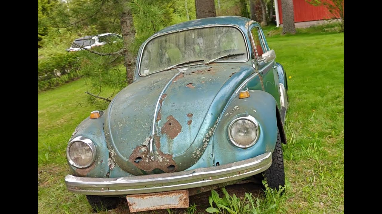 Starting Vw Beetle after 25 Years + Test drive