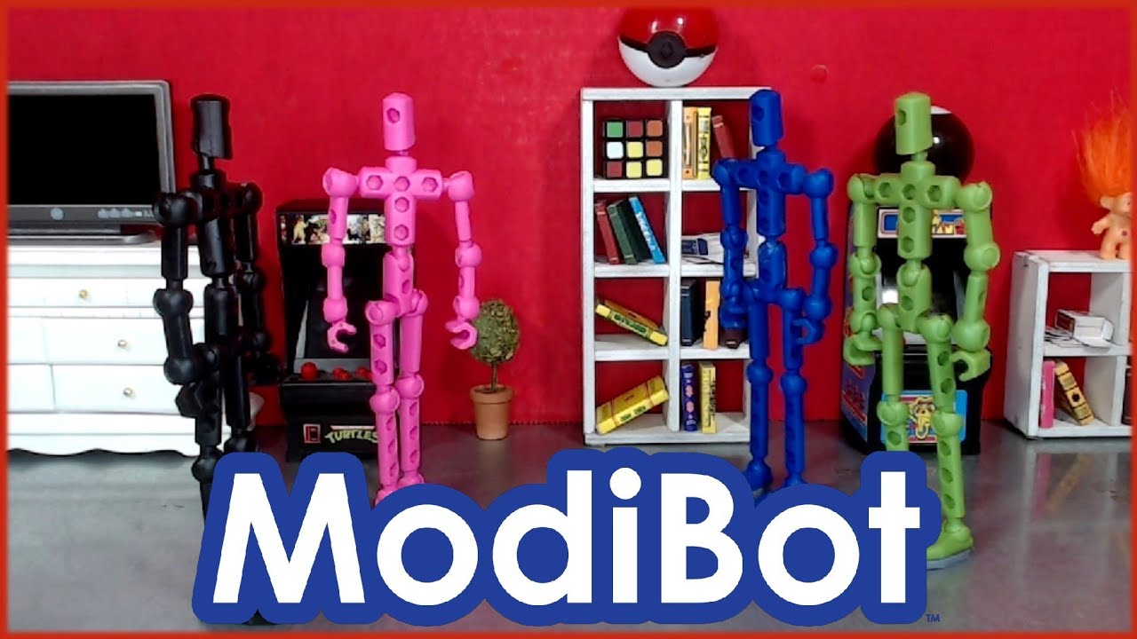 Mo Has Grandparents? - A ModiBot Stop Motion Animation - YouTube