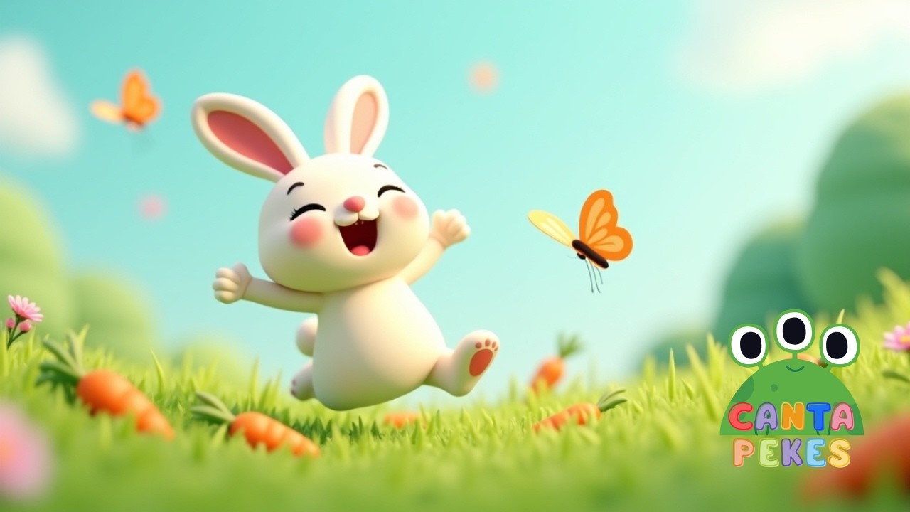 🐰🌟 Coelhinho Saltitante em Movimento | Música Infantil para Dançar 🎶🌈