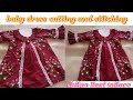        1 year baby frock cutting and stitching new design
