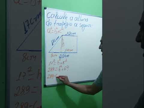 #dica #rápida #shortsvideo /Altura de um trapézio.
