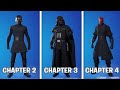 Evolution of All Star Wars Skins in Fortnite (2018-2023)