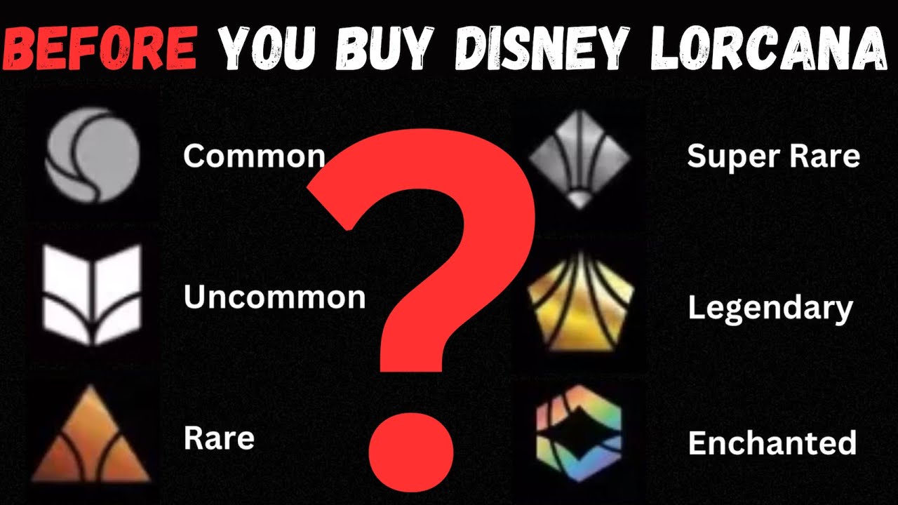 Disney Lorcana Rarities Explained!