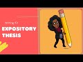 Expository Thesis Statement Quiz