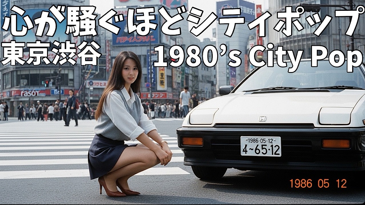 【1980's City pop music】 懐かしさと思い出に浸る最高にシティーポップなドライブLofiチルポップ｜Japan Lofi Chill Pop｜ストレス解消＆リラックス