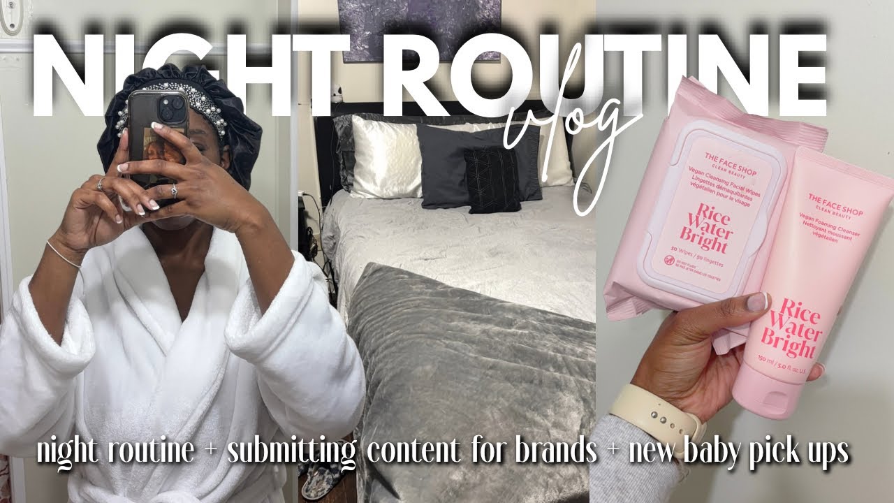 Видеоблог: Вечерний распорядок дня 26-летней мамы мальчика + отправка контента брендам + покупки ...
