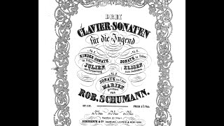 SCHUMANN - op.118 n°1 - Kinder sonate - (with score) sonate pour la jeunesse - jean Tatu, piano