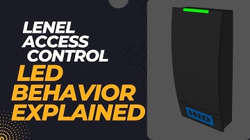 Lenel Access Control OSDP LED Behavior Explained.