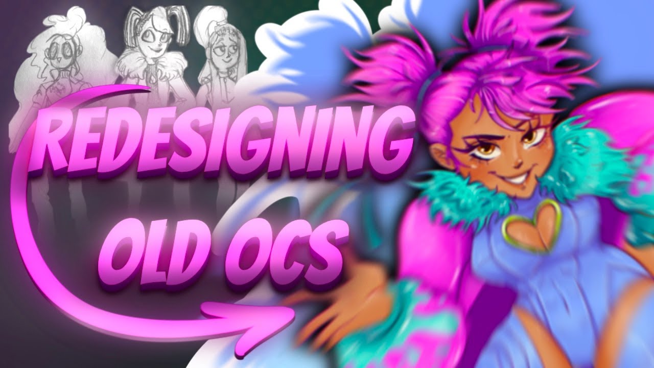 Redesigning My Old OCs! || Speedpaint + Commentary || - YouTube